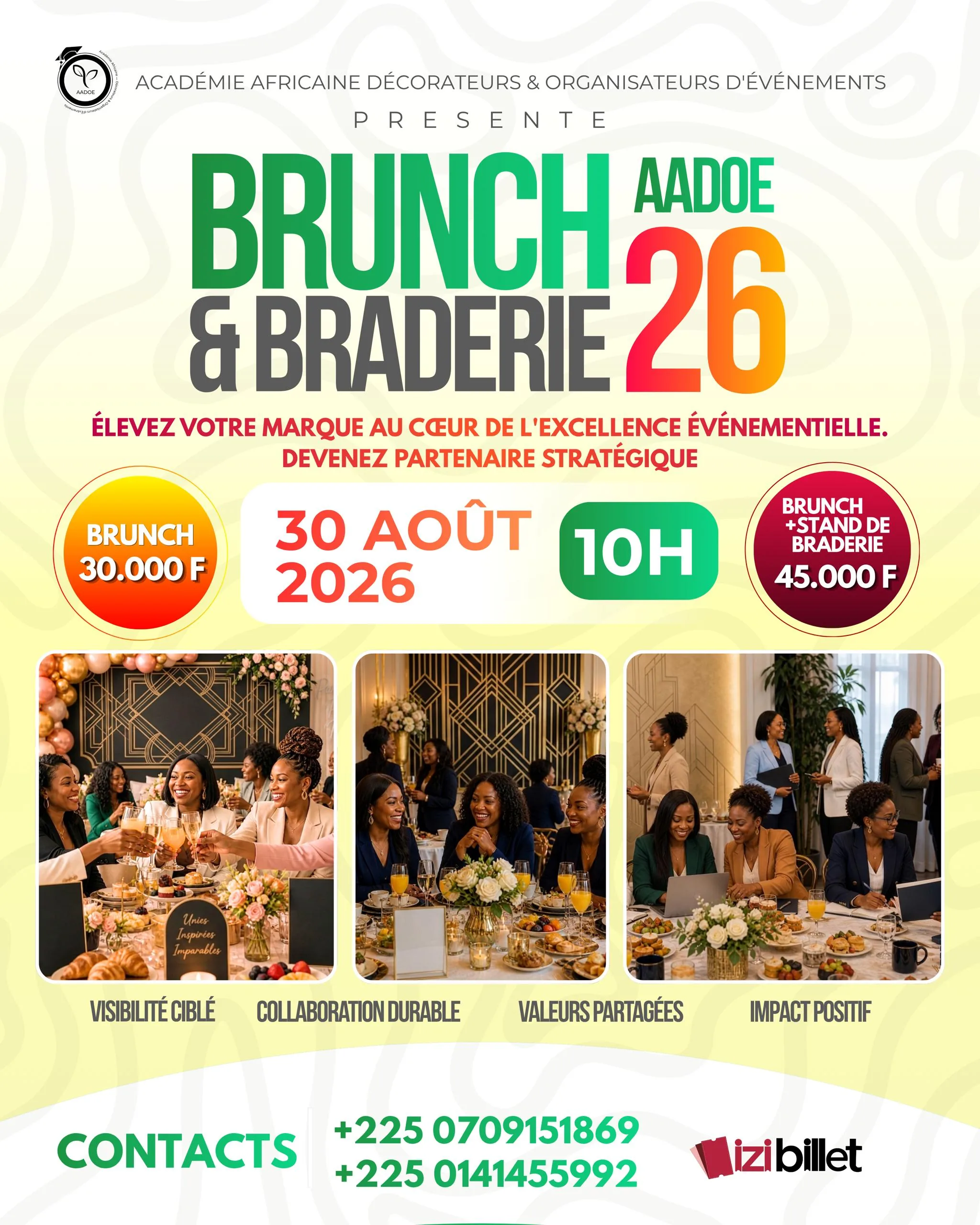 Brunch & Braderie AADOE — la communauté en action