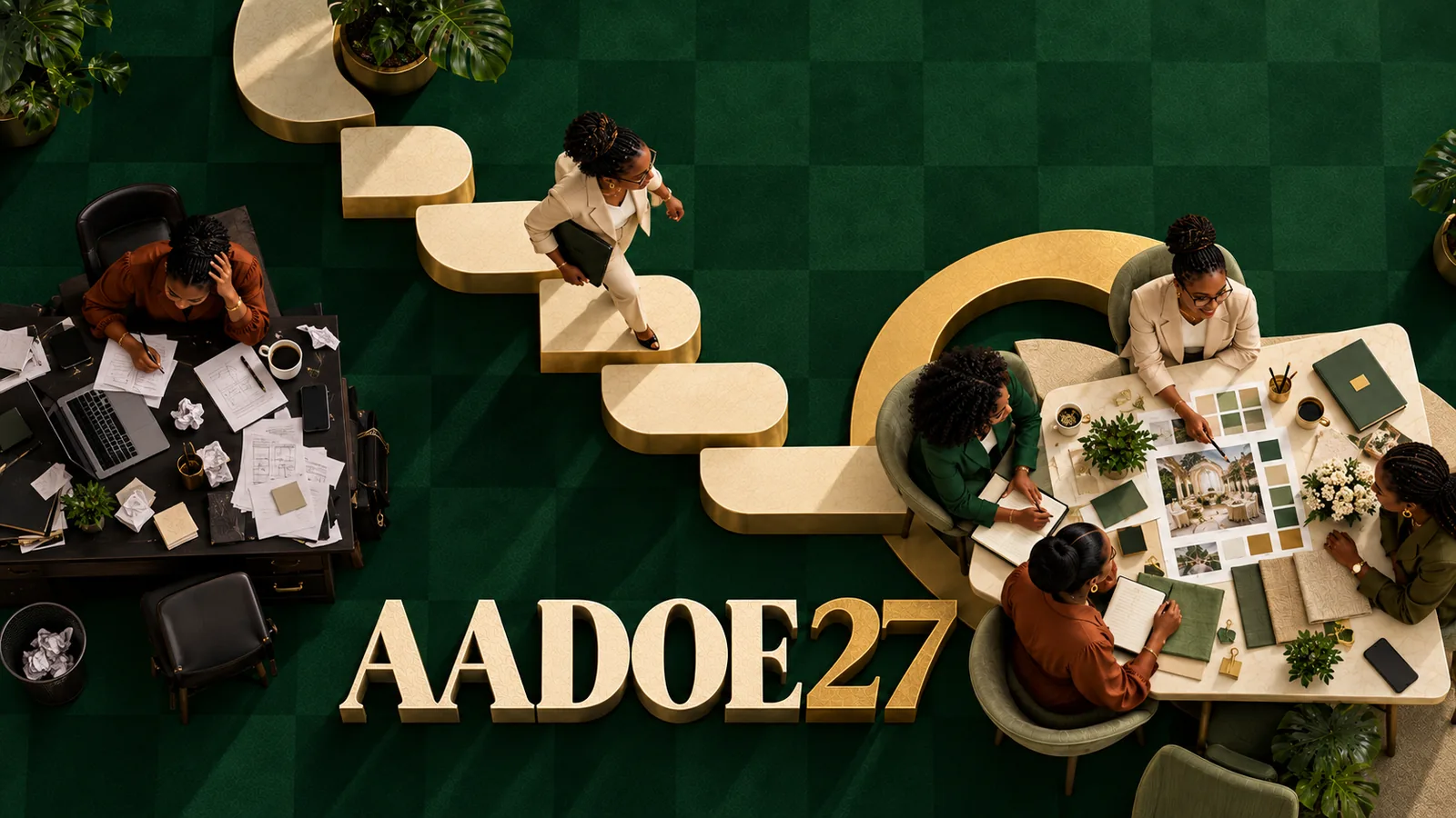 Direction artistique AADOE27 — Or Vert Équatorial